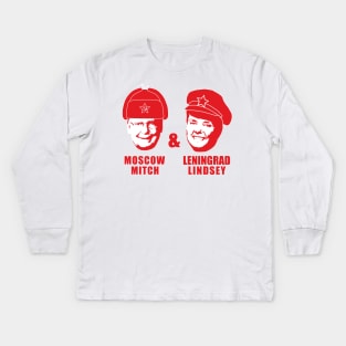 Moscow Mitch and Leningrad Lindsey Kids Long Sleeve T-Shirt